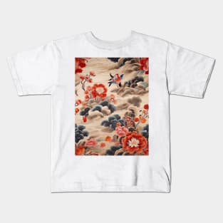 Chinese Ancient Fabric Art Kids T-Shirt